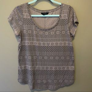 Grey Banana Republic Snowflake Tee